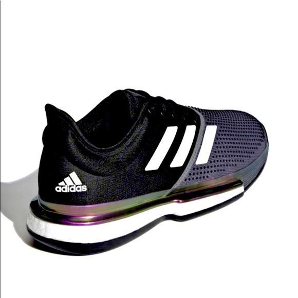 NWB adidas SoleCourt Prime Blue Tennis Shoes - Picture 2 of 13